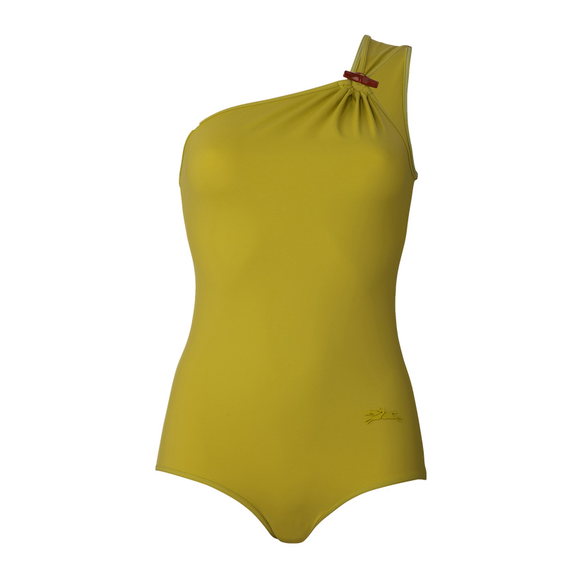 Bañador Longchamp Swimsuit Mujer Verde | LC-VNFL6305