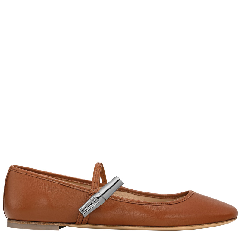 Ballerinas Longchamp Le Roseau Ballerinas Mujer Bark | LC-CFZD6581