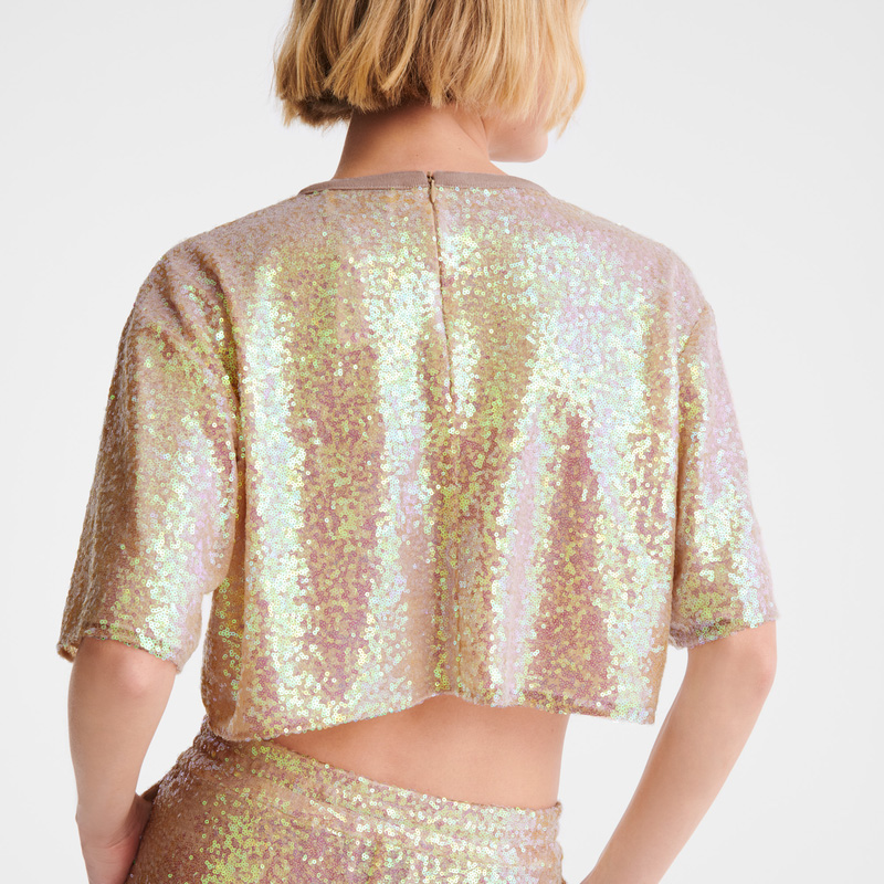Blusa Longchamp Crop top Mujer Ballerina | LC-ZNFE0787