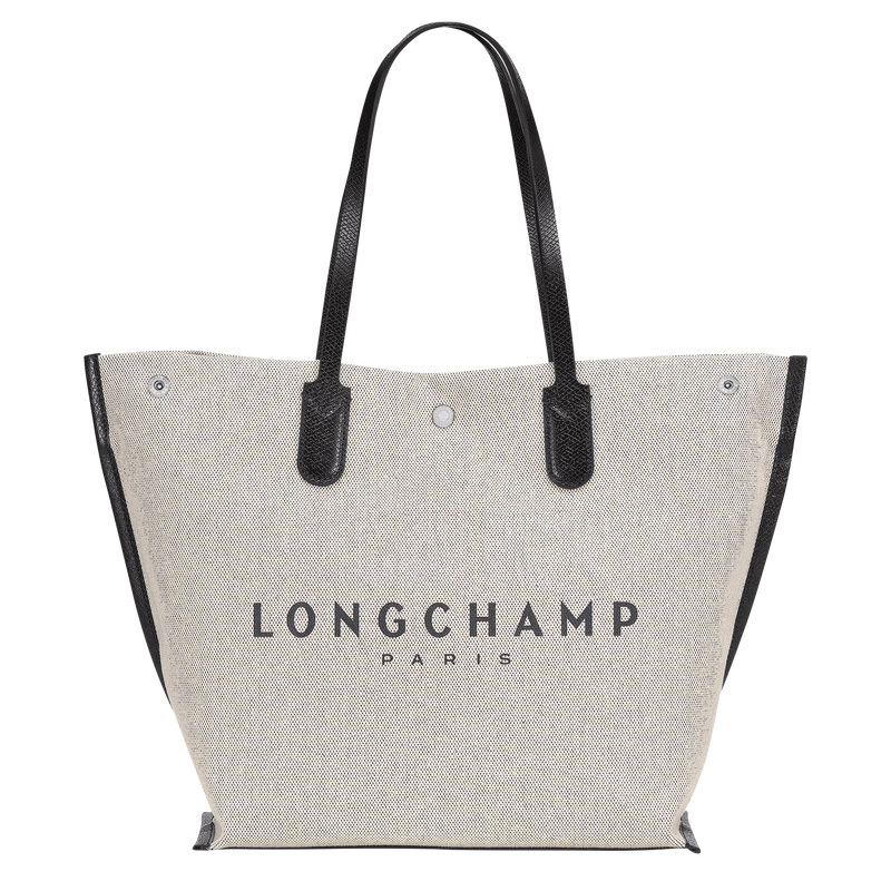 Bolsa De Hombro Longchamp Essential L Tote bag Mujer Ecru | LC-TAHQ2783