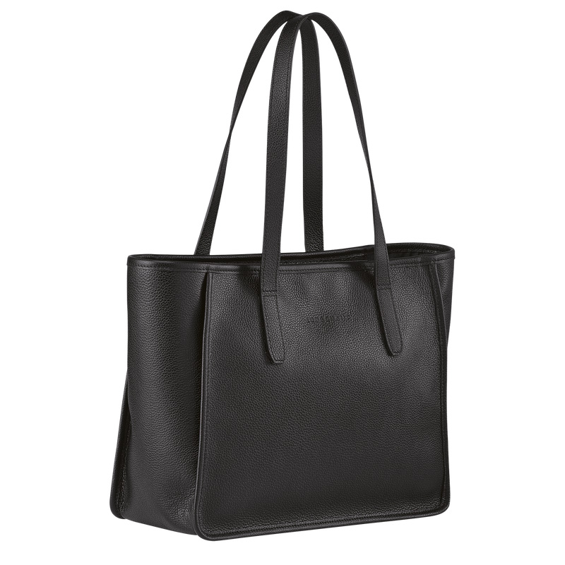 Bolsa De Hombro Longchamp Le Foulonné L Tote bag Mujer Negras | LC-YAPS3075