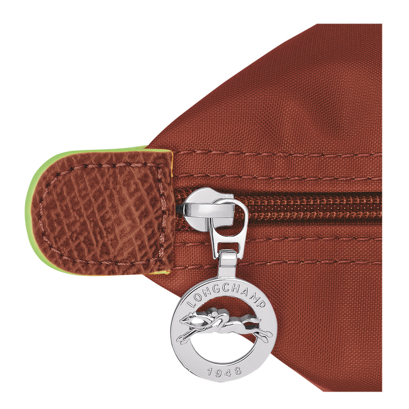 Bolsa De Hombro Longchamp Le Pliage Green L Tote bag Mujer Chestnut | LC-QMFG4438
