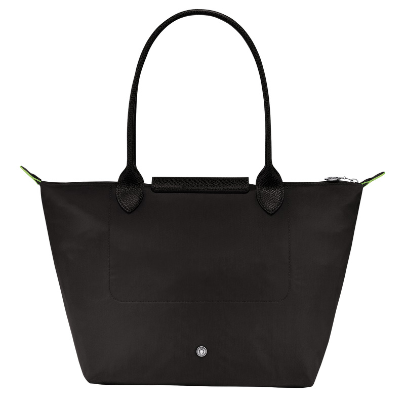 Bolsa De Hombro Longchamp Le Pliage Green M Tote bag Mujer Negras | LC-LWWM9721