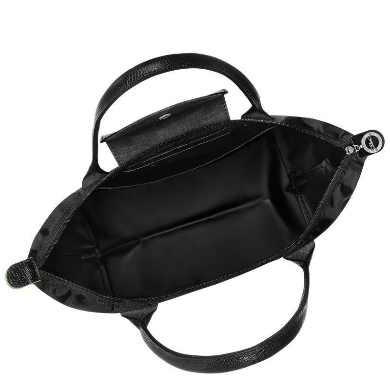Bolsa De Hombro Longchamp Le Pliage Green M Tote bag Mujer Negras | LC-LWWM9721