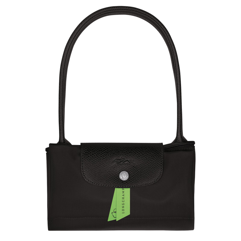 Bolsa De Hombro Longchamp Le Pliage Green M Tote bag Mujer Negras | LC-LWWM9721