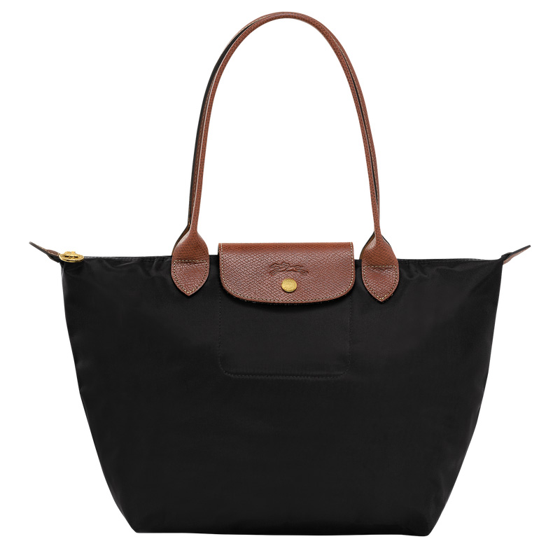 Bolsa De Hombro Longchamp Le Pliage Original M Tote bag Mujer Negras | LC-XWSF2253