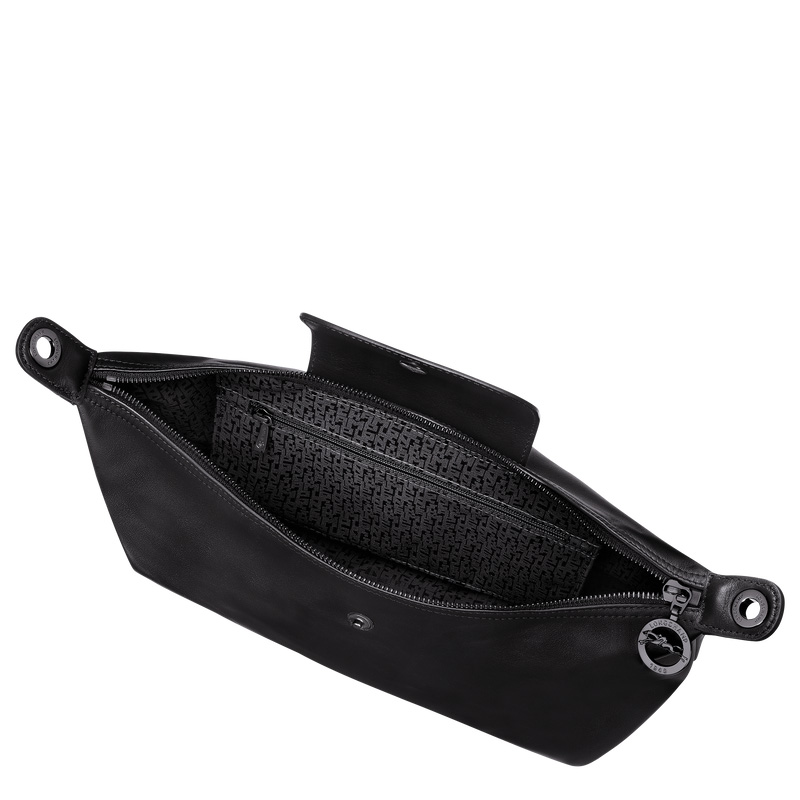 Bolsa De Hombro Longchamp Le Pliage Xtra M Hobo bag Mujer Negras | LC-NAHL4766