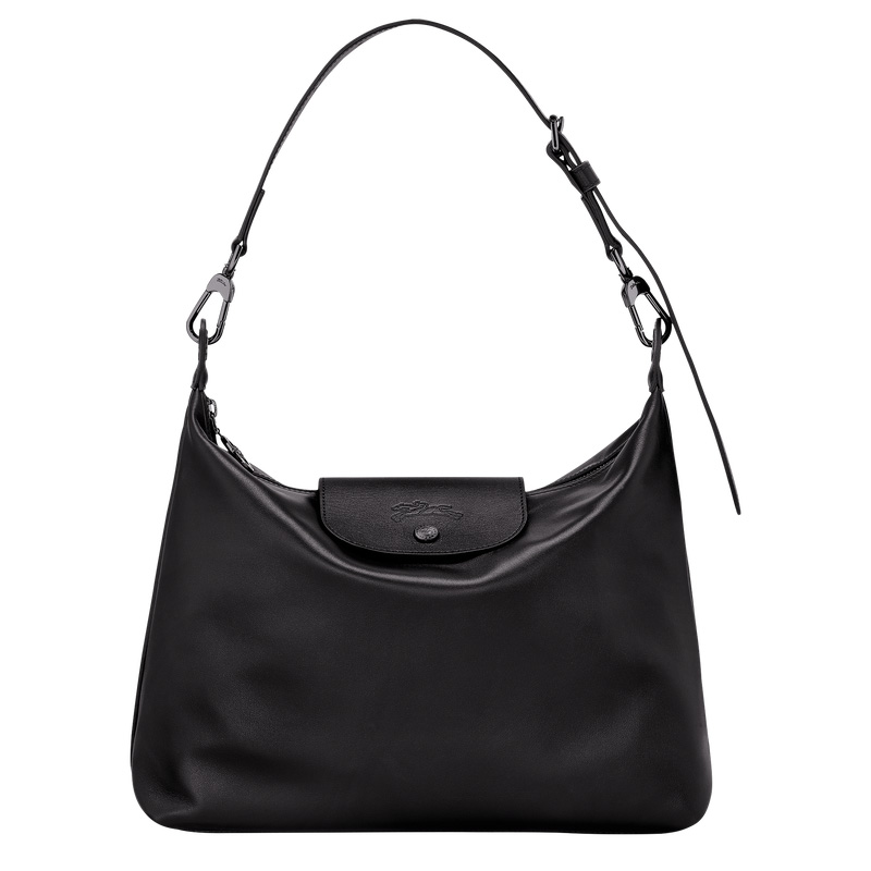 Bolsa De Hombro Longchamp Le Pliage Xtra M Hobo bag Mujer Negras | LC-NAHL4766