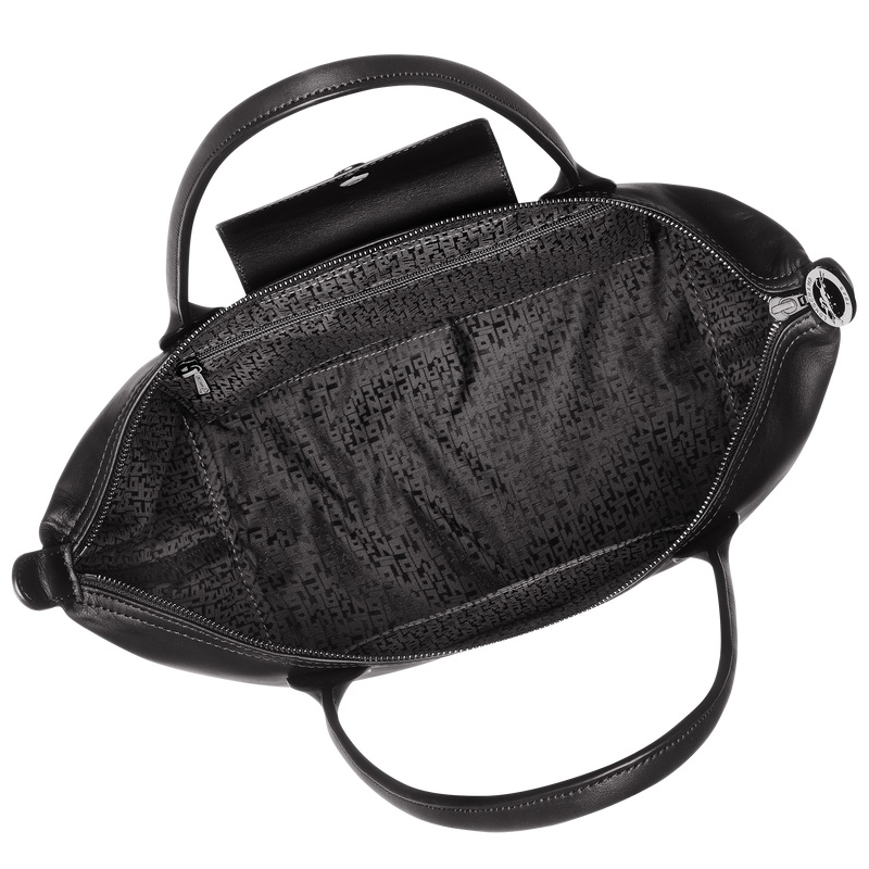 Bolsa De Hombro Longchamp Le Pliage Xtra M Tote bag Mujer Negras | LC-WCKR2974