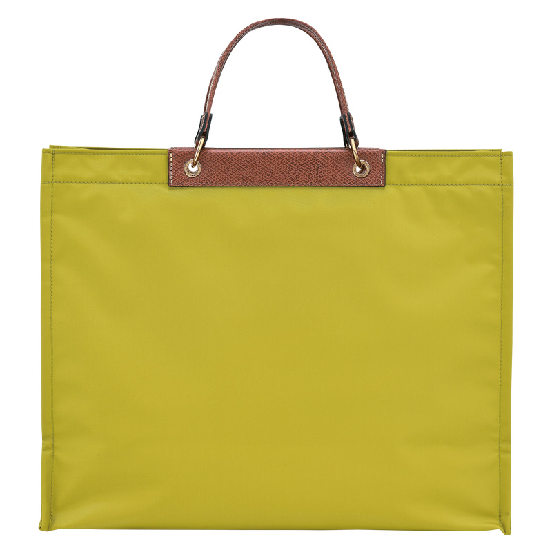 Bolsa de Mano Longchamp Cabas L Tote Bag Mujer Verde | LC-UQCN5996