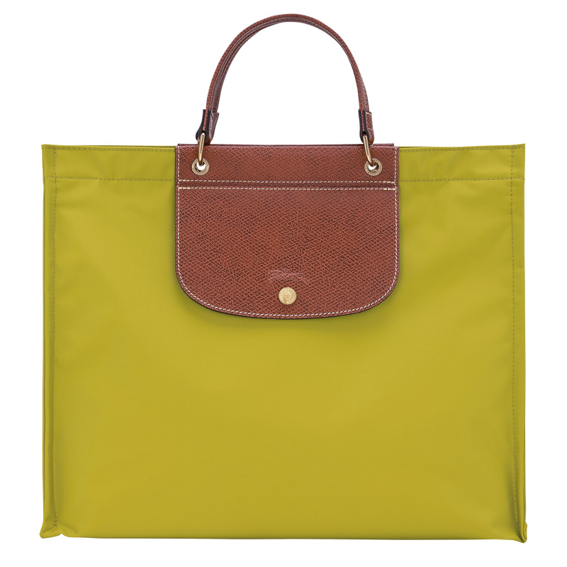 Bolsa de Mano Longchamp Cabas L Tote Bag Mujer Verde | LC-UQCN5996