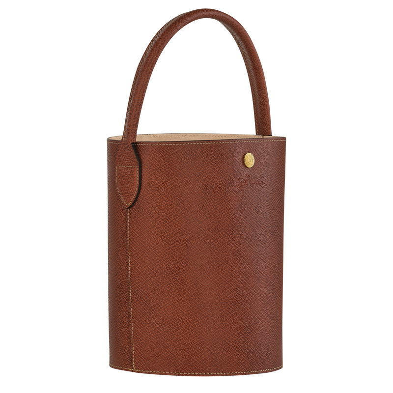 Bolsa de Mano Longchamp Épure S Bucket bag Mujer Marrones | LC-HNKD8262