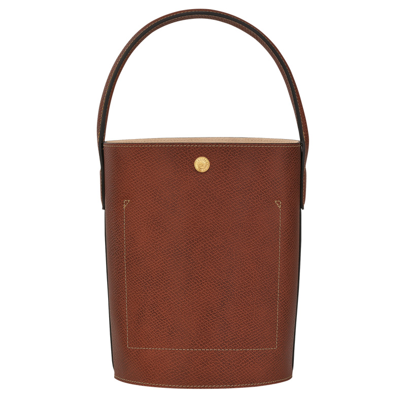 Bolsa de Mano Longchamp Épure S Bucket bag Mujer Marrones | LC-HNKD8262