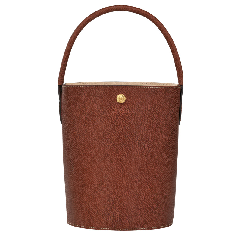 Bolsa de Mano Longchamp Épure S Bucket bag Mujer Marrones | LC-HNKD8262