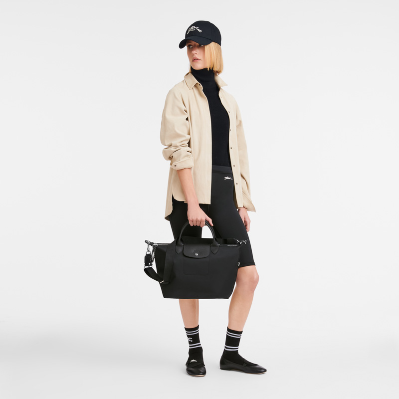 Bolsa de Mano Longchamp Le Pliage Energy L Handbag Mujer Negras | LC-IXIP1750
