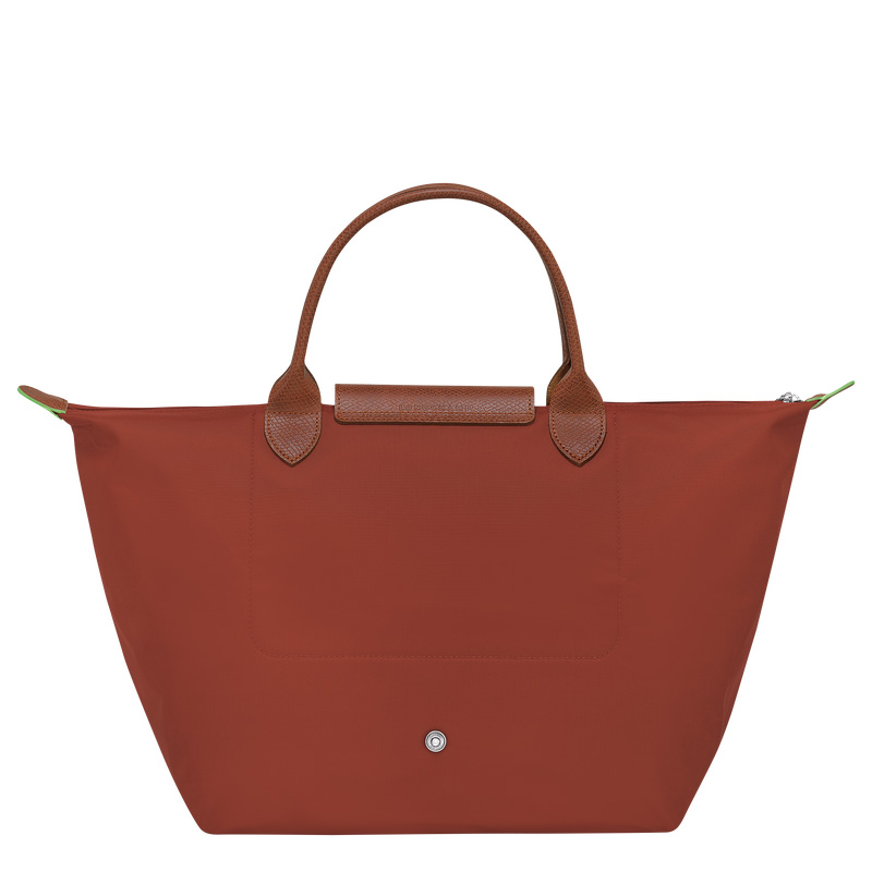 Bolsa de Mano Longchamp Le Pliage Green M Handbag Mujer Chestnut | LC-DHOC7320