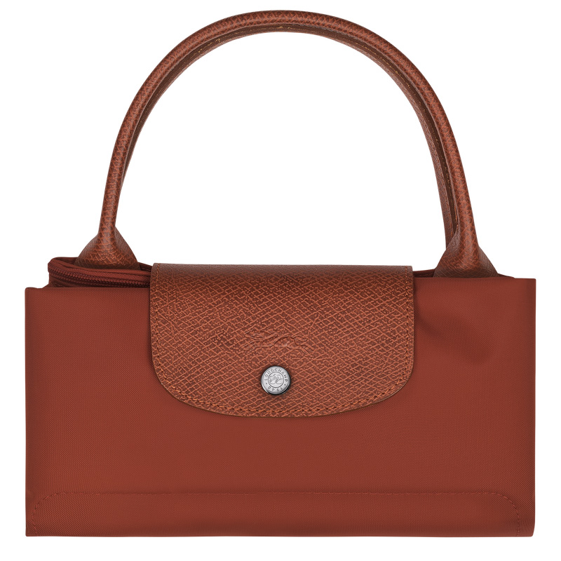 Bolsa de Mano Longchamp Le Pliage Green M Handbag Mujer Chestnut | LC-DHOC7320