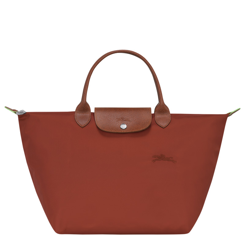 Bolsa de Mano Longchamp Le Pliage Green M Handbag Mujer Chestnut | LC-DHOC7320
