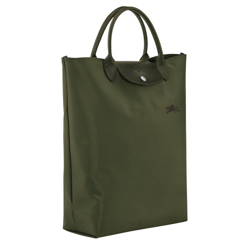 Bolsa de Mano Longchamp Le Pliage Green M Tote bag Hombre Forest | LC-WSGB9839