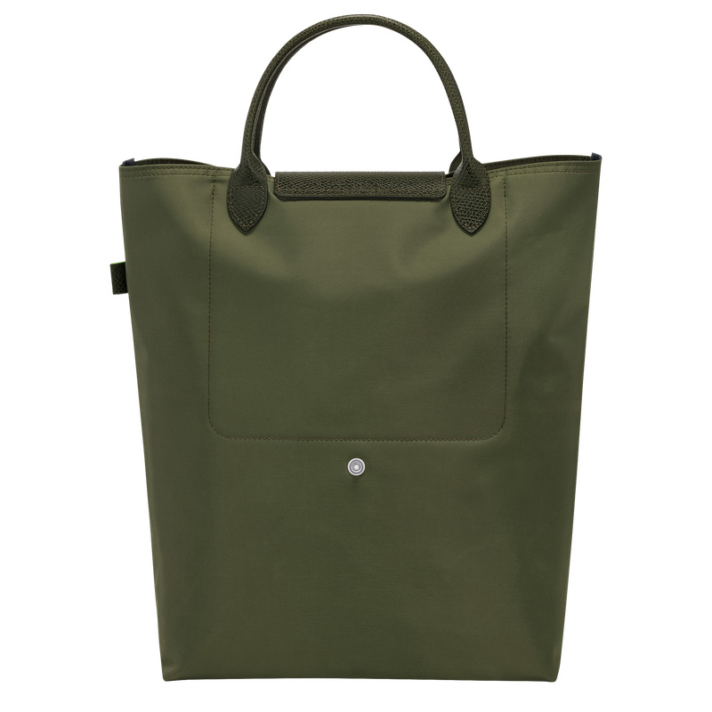 Bolsa de Mano Longchamp Le Pliage Green M Tote bag Hombre Forest | LC-WSGB9839