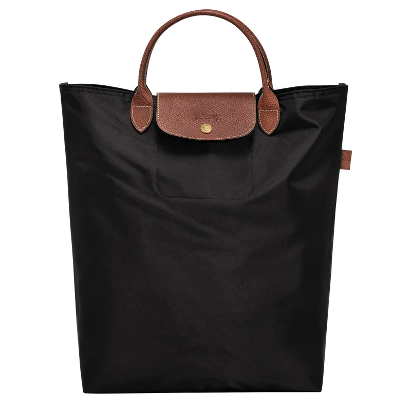 Bolsa de Mano Longchamp Le Pliage Original M Tote bag Mujer Negras | LC-DWCV7599