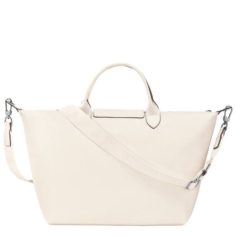 Bolsa de Mano Longchamp Le Pliage Xtra L Handbag Mujer Ecru | LC-OWHU7852