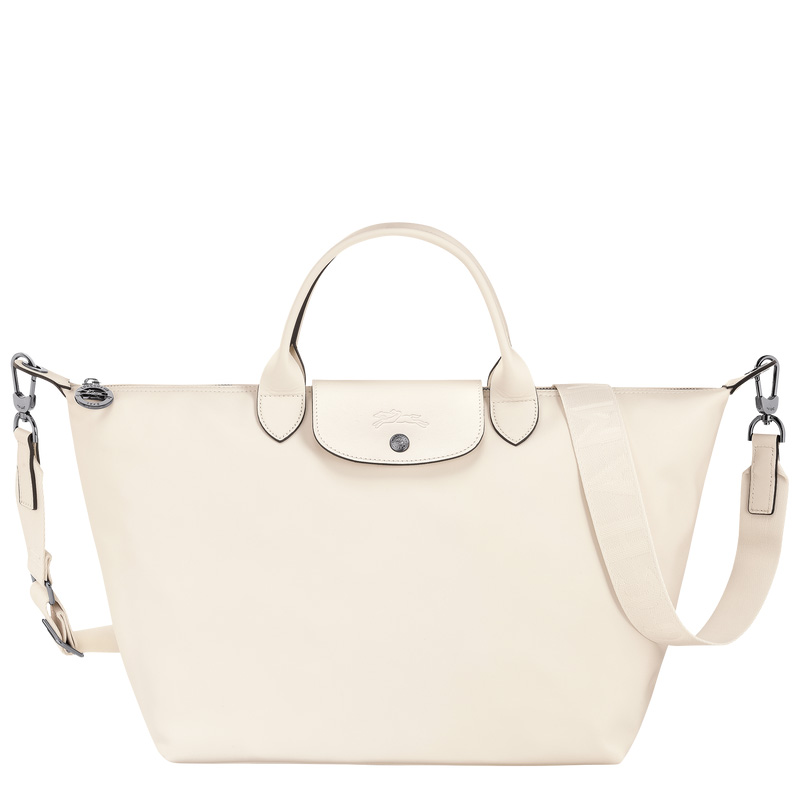 Bolsa de Mano Longchamp Le Pliage Xtra L Handbag Mujer Ecru | LC-OWHU7852