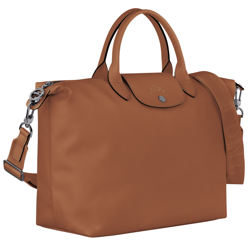 Bolsa de Mano Longchamp Le Pliage Xtra L Handbag Hombre Cognac | LC-MHSP5731