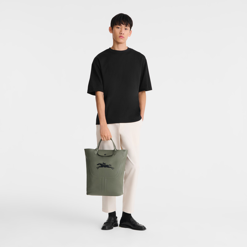 Bolsa de Mano Longchamp Le Pliage Xtra M Boots bag Hombre Kaki | LC-JYZH7007
