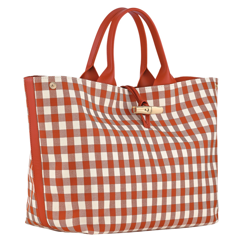 Bolsa de Mano Longchamp Le Roseau L Handbag Mujer Bark | LC-ESOL2435