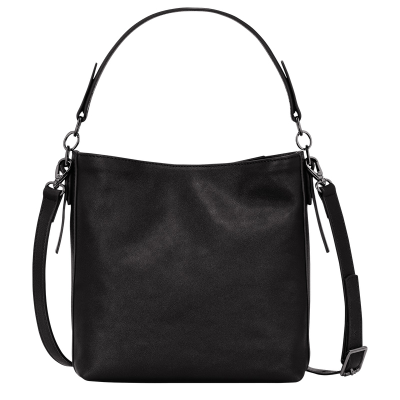 Bolsas Hombro Longchamp 3D S Crossbody bag Mujer Negras | LC-MDES8403