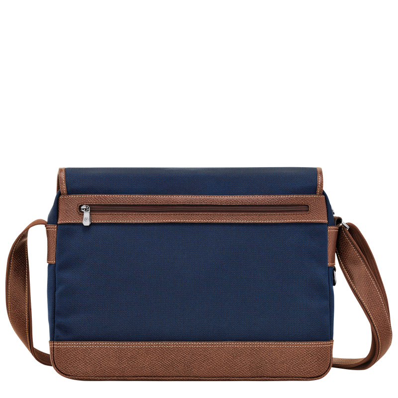 Bolsas Hombro Longchamp Boxford L Crossbody bag Hombre Azules | LC-FRNF7232