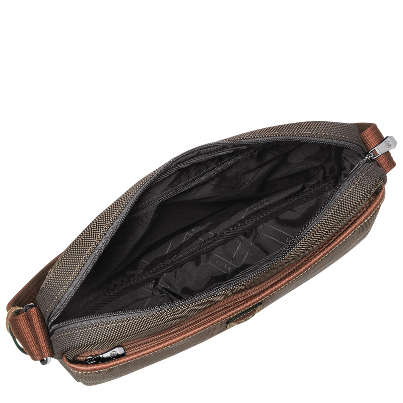 Bolsas Hombro Longchamp Boxford M Camera bag Hombre Marrones | LC-JXNW1616