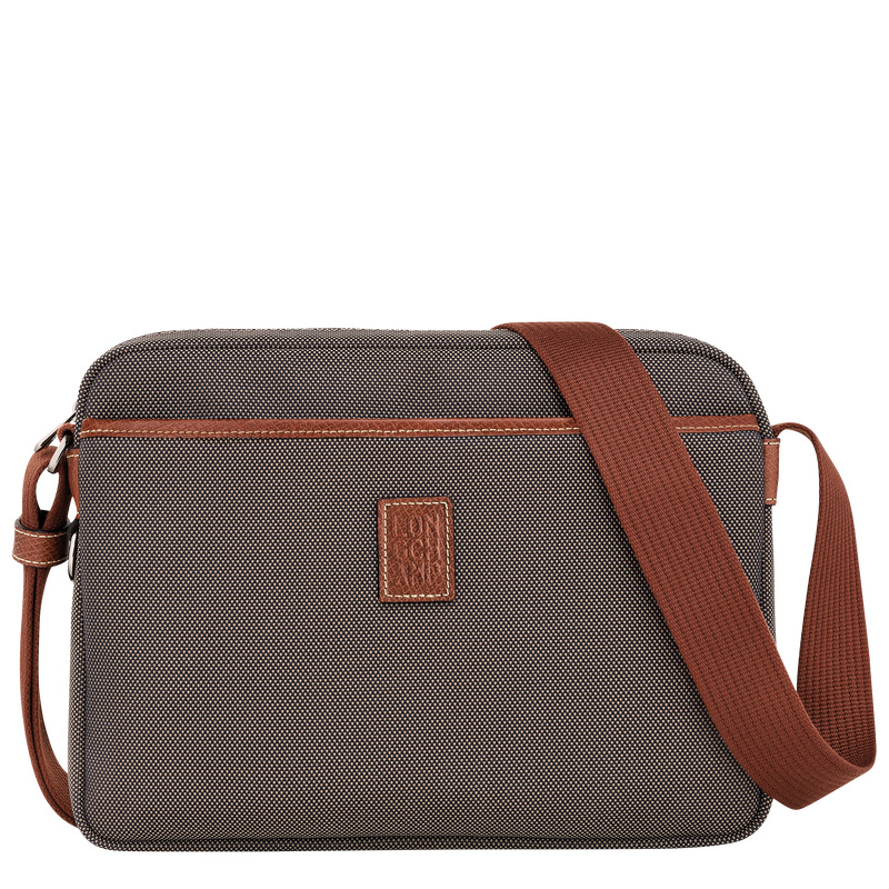 Bolsas Hombro Longchamp Boxford M Camera bag Hombre Marrones | LC-JXNW1616