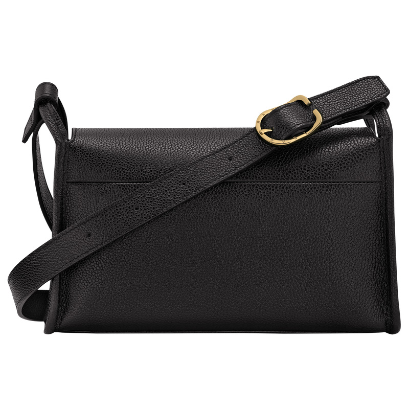 Bolsas Hombro Longchamp Le Foulonné M Crossbody bag Mujer Negras | LC-NOYQ4137