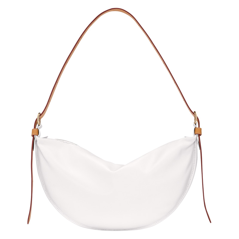 Bolsas Hombro Longchamp Smoothie M Crossbody bag Mujer Blancas | LC-HZUX7680