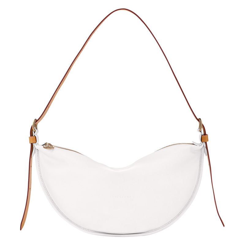 Bolsas Hombro Longchamp Smoothie M Crossbody bag Mujer Blancas | LC-HZUX7680