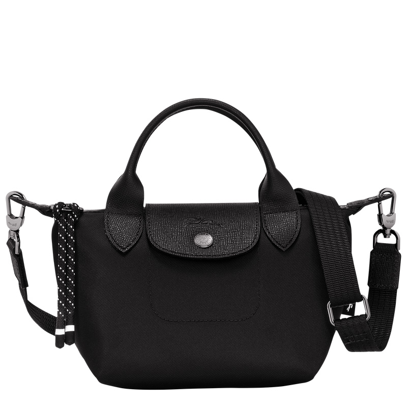 Bolsas Mini Longchamp Le Pliage Energy XS Handbag Mujer Negras | LC-SBOU5383