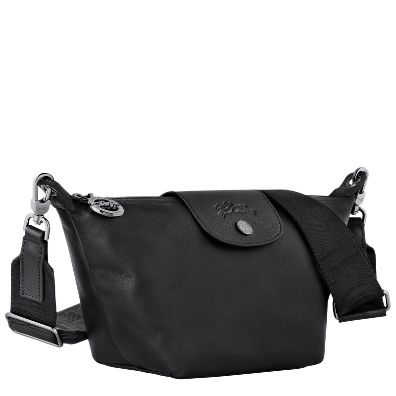 Bolsas Mini Longchamp Le Pliage Xtra XS Crossbody bag Mujer Negras | LC-XQJM5864
