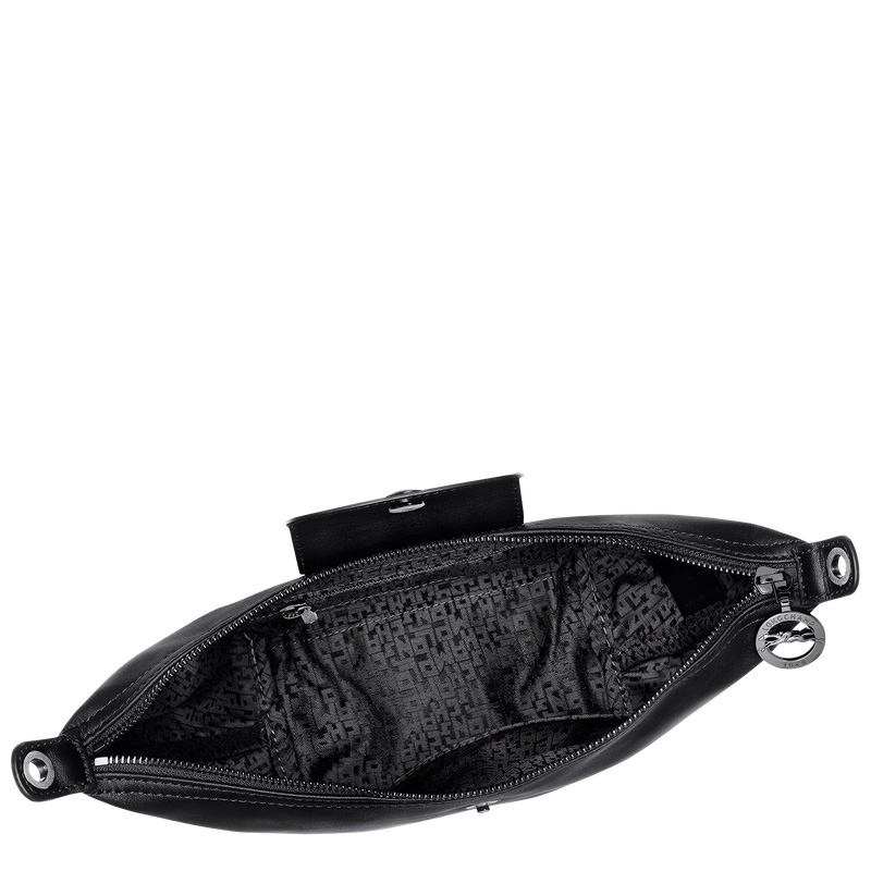 Bolsas Mini Longchamp Le Pliage Xtra XS Crossbody bag Mujer Negras | LC-XQJM5864