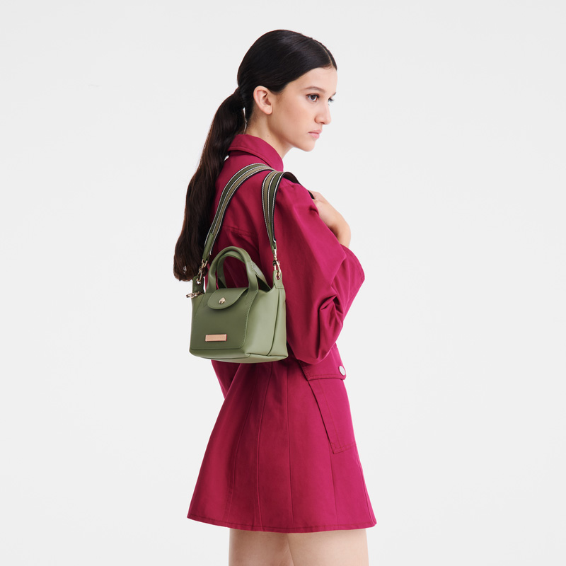Bolsas Mini Longchamp Le Pliage Xtra XS Handbag Mujer Laurel | LC-JVZG6755