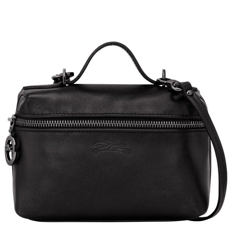 Bolsas Mini Longchamp Le Pliage Xtra XS Vanity Mujer Negras | LC-VVMP2632