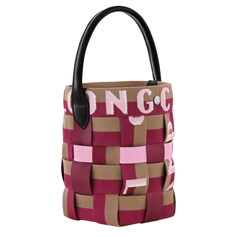 Bolsas Mini Longchamp Re-Play XS Bucket bag Mujer Artichoke/Beetroot | LC-SAYX7034