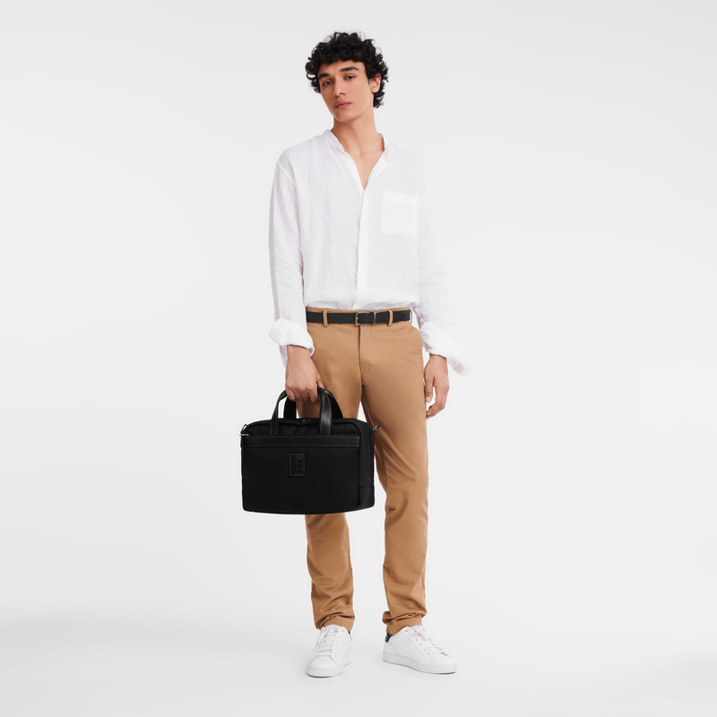 Bolsas de Viaje Longchamp Boxford S Travel bag Hombre Negras | LC-SZBL7031