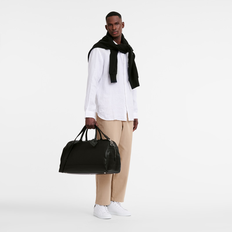 Bolsas de Viaje Longchamp Le Foulonné L Travel bag Hombre Negras | LC-AITM7555