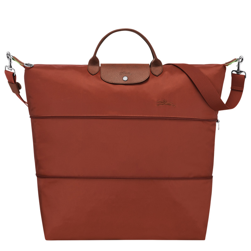Bolsas de Viaje Longchamp Le Pliage Green Travel bag expandable Hombre Chestnut | LC-YTWJ2223