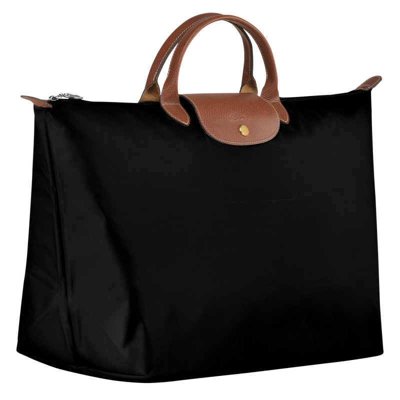 Bolsas de Viaje Longchamp Le Pliage Original L Travel bag Mujer Negras | LC-KDMK6359