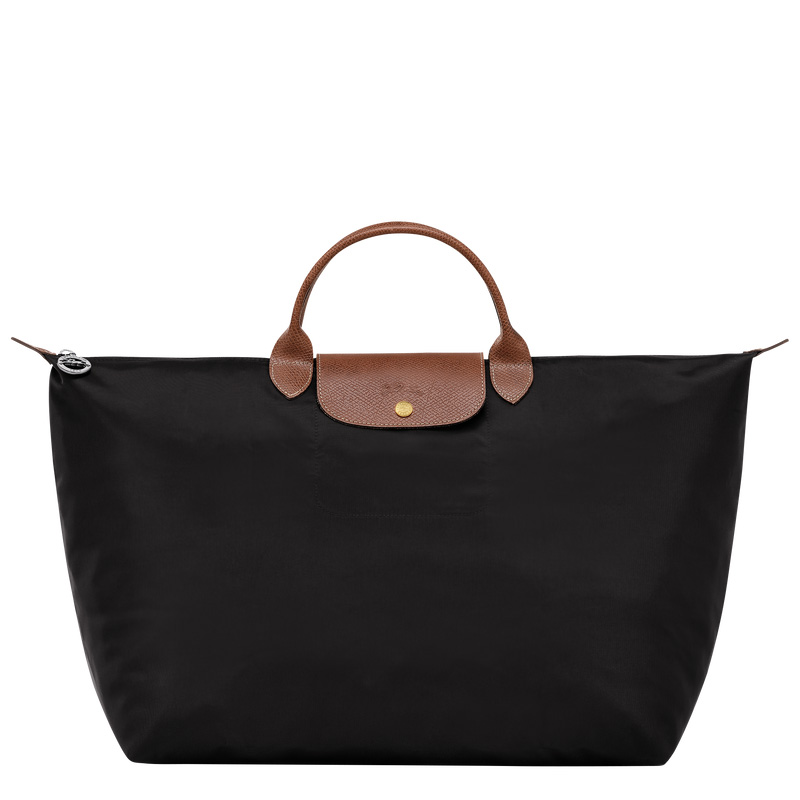 Bolsas de Viaje Longchamp Le Pliage Original L Travel bag Mujer Negras | LC-KDMK6359