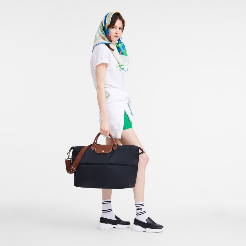 Bolsas de Viaje Longchamp Le Pliage Original Travel bag expandable Mujer Negras | LC-LASI5959
