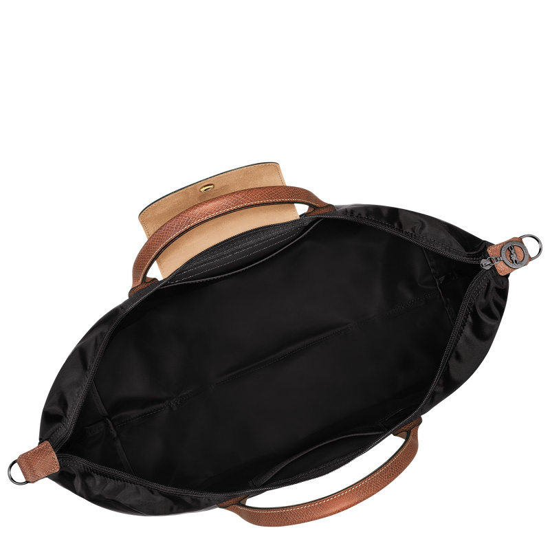 Bolsas de Viaje Longchamp Le Pliage Original Travel bag expandable Hombre Negras | LC-NBRJ9009